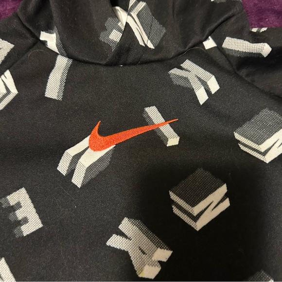 Nike Therma-Fit Hoodie Orange logo - Picture 2 of 4